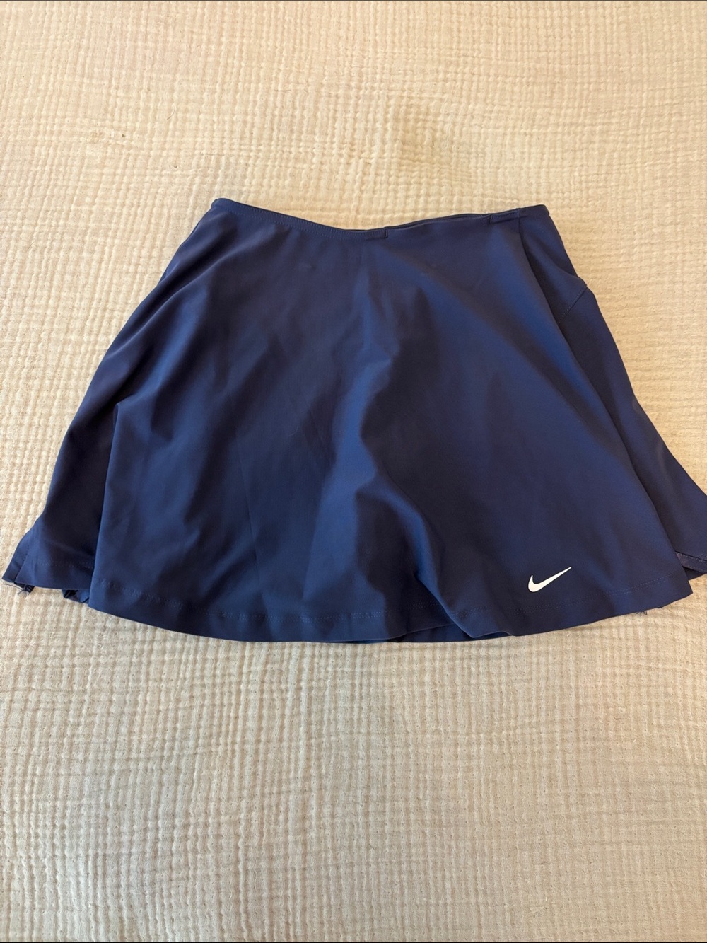 Nike Navy Blue Tennis Skort with White Swoosh